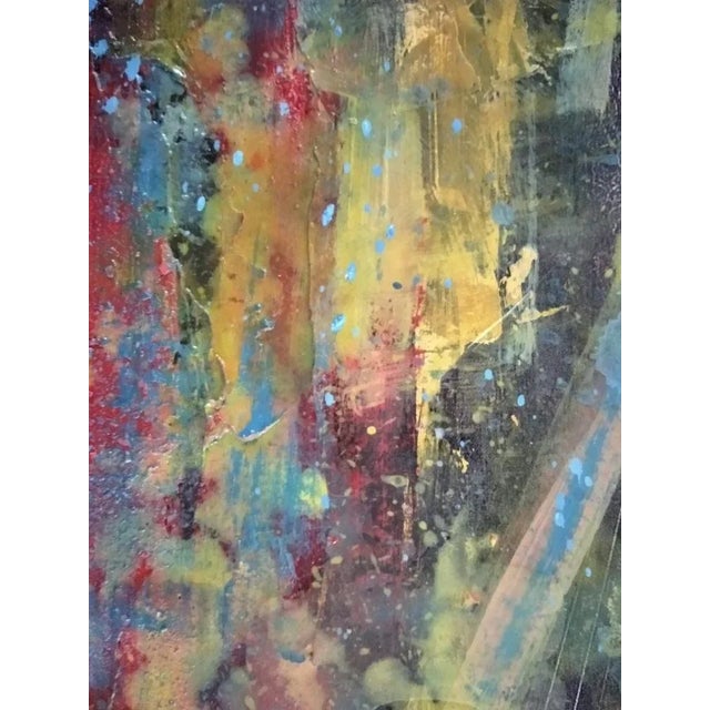 Textile Albert Castañé, Untitled Landscape, 2005, Canvas Painting, Framed For Sale - Image 7 of 9