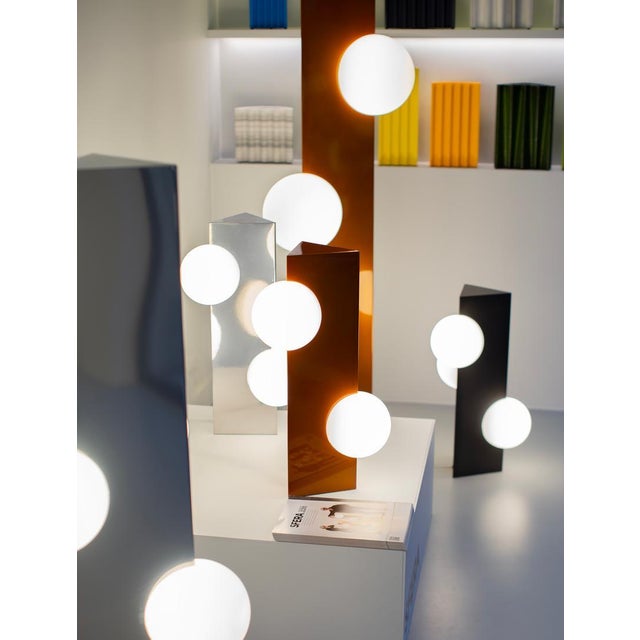 High Sfera Orange Glaze Lamp from Pulpo For Sale - Image 12 of 18