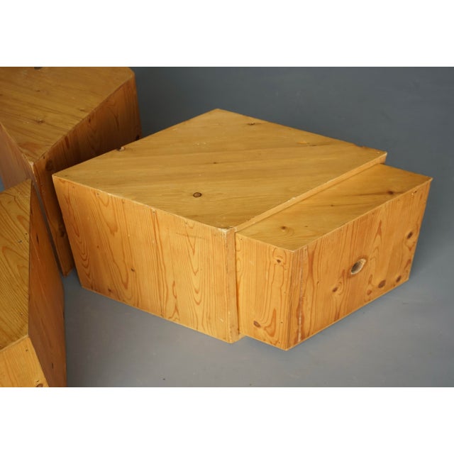 Multifunctional Children's Block Seating Unit, 1970s, Set of 5 For Sale - Image 6 of 14