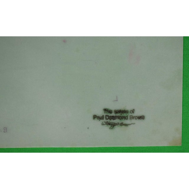 Traditional Paul Brown Polo Pencil on Acetate Drawing 12 For Sale - Image 3 of 4