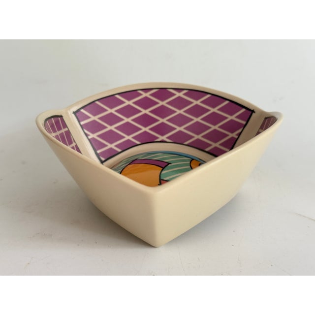 Ceramic Vintage Flash One Fruit Dish with Handle by Dorothy Hafner for Rosenthal, Germany, 1980s For Sale - Image 7 of 7