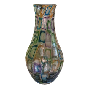 Signed Handblown Glass Vase