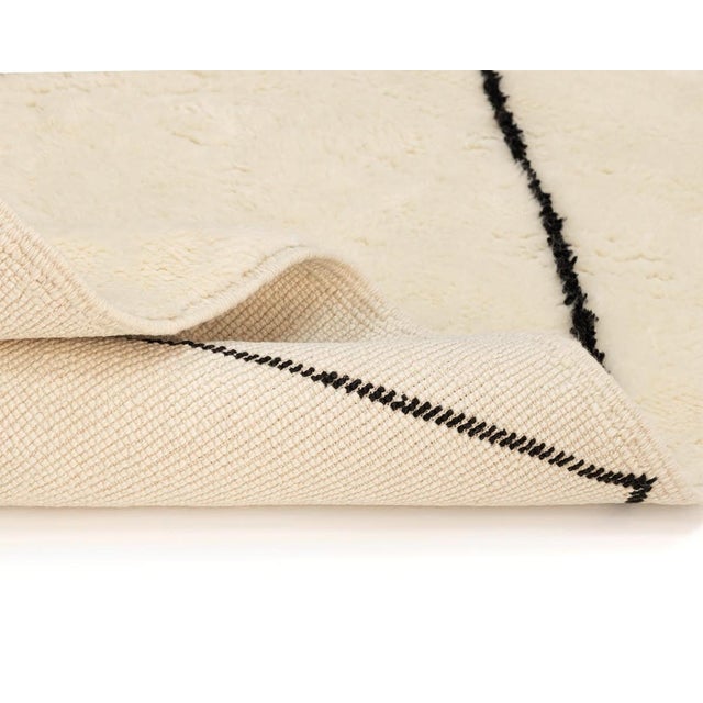 Hand-Knotted Wool Rug by Azele Studio For Sale - Image 6 of 9