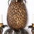 Metal Pair of Italian Tole Pineapple Wall Sconces For Sale - Image 7 of 10