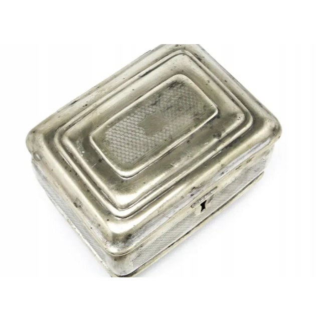 Biedermeier Sugar Bowl from Merchant, Poland, 19th Century For Sale - Image 3 of 6