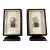 Old Japanese Figures of Hotei the Buddha and Daikokuten God of Wealth, a Pair, Shadow Box Framed Wall Hangings For Sale