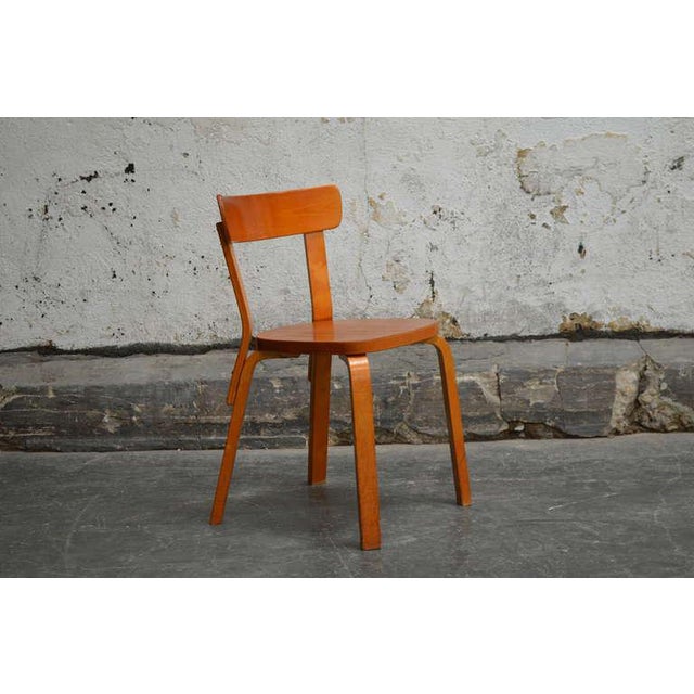 Mid-Century Modern Alvar Aalto Model 69 Bentwood Side Chair For Sale - Image 3 of 10
