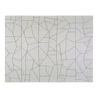 Moroccan Beni Ourain Hand Knotted Wool Rug, 10'x14' For Sale