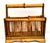 Woven & Split Bamboo Magazine Rack For Sale - Image 4 of 9