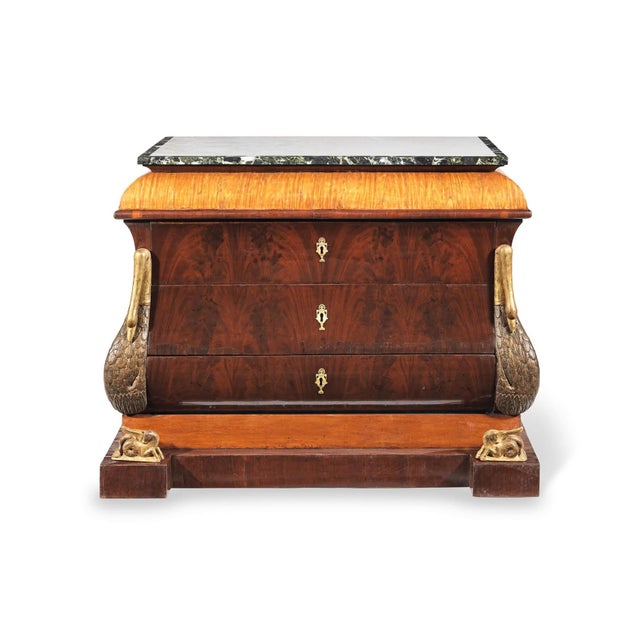 Biedermeier Chest of Drawers, Central Europe, 1830s For Sale - Image 4 of 4