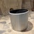 For your consideration, a vintage minimalist aluminum cylinder floor planter, which is highly consistent with 1970s...