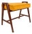 Original Piano Bench in Walnut & Velour for the Baldwin Acrosonic Spinet Piano by Manual Arts, Usa, C. 1960s For Sale