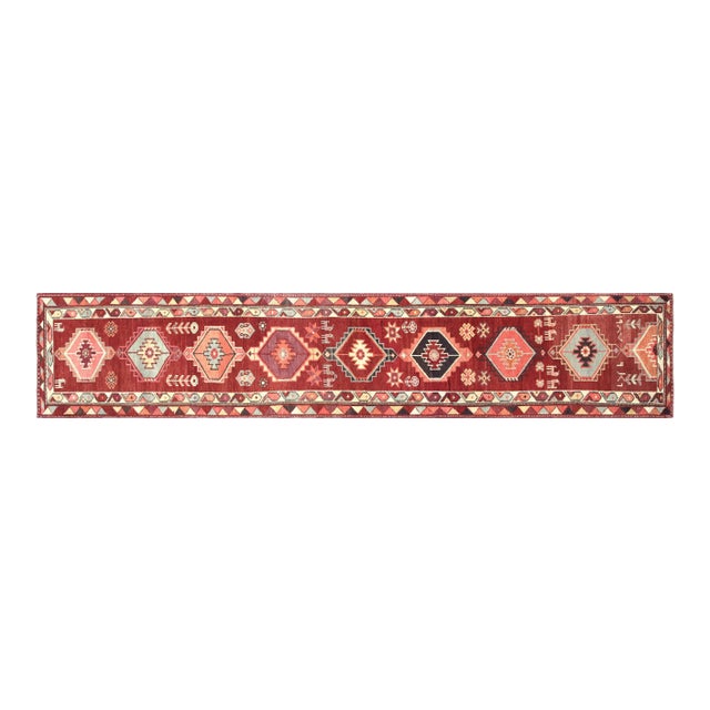 1960s Turkish Oushak Runner For Sale