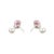 Metal VRJewels Handmade 1.17 Ct Natural Red Ruby & Diamond Studs in 18k Gold- A Pair For Sale - Image 7 of 13