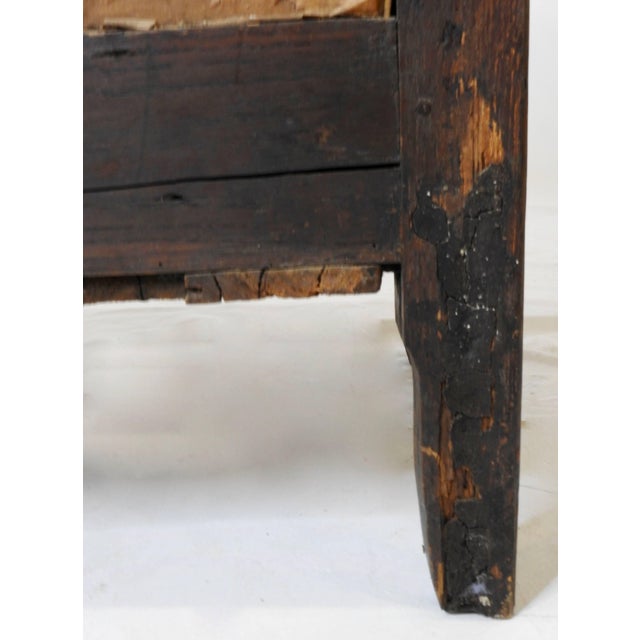 Brown 19th Century French Marble-Top Chest With Ormolu For Sale - Image 8 of 11