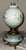 Antique Victorian Electrified "Gone With the Wind" Hurricane Lamp With Hand-Painted Floral Globe, C. 1895 For Sale In Philadelphia - Image 6 of 12