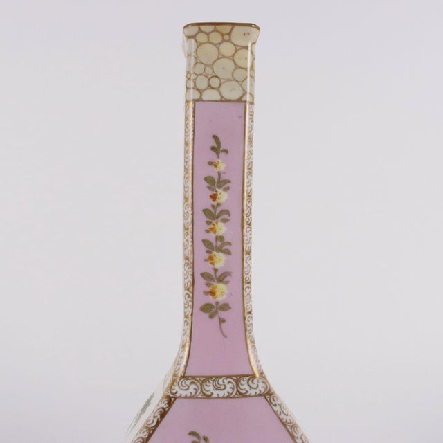 Dresden Porcelain Vases, Set of 2 For Sale - Image 8 of 16