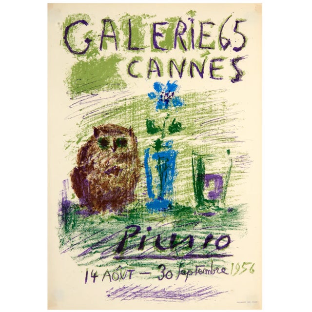 Pablo Picasso, Galerie 65, Cannes, 1956, Lithograph For Sale - Image 6 of 6