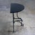 Early 20th Century Art Deco Italianate Demilune Table Black Painted Hand Wrought Iron Base For Sale - Image 9 of 18