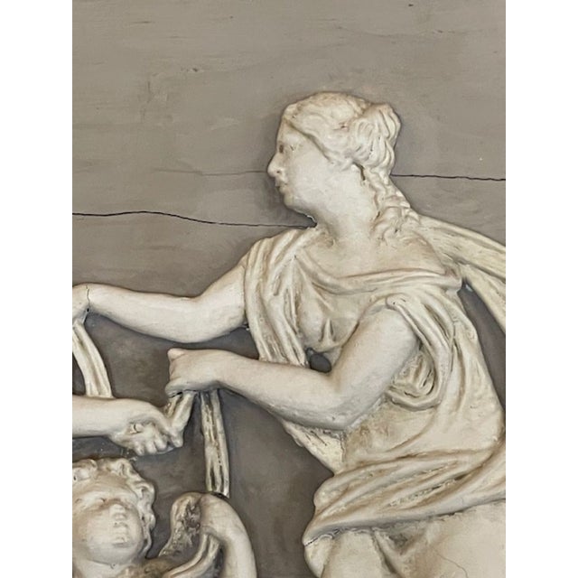 19th C. French Neoclassical Trumeau Mirror For Sale - Image 12 of 14