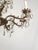 Antique Shimmering Sumptuous Stately Brass Cut Lead Glass Crystal Chandelier For Sale - Image 9 of 11