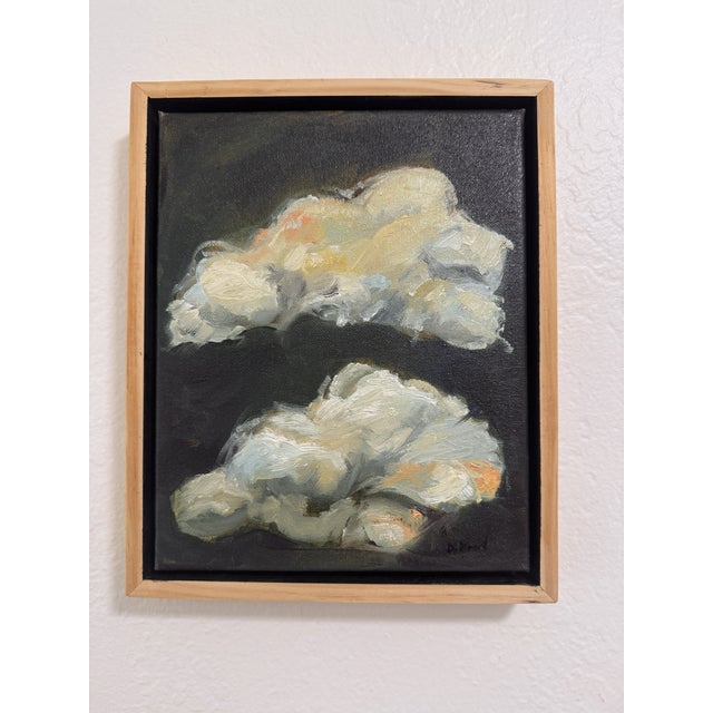Oil Painting on Canvas "Clouds" by Danka Krol For Sale In Sacramento - Image 6 of 8