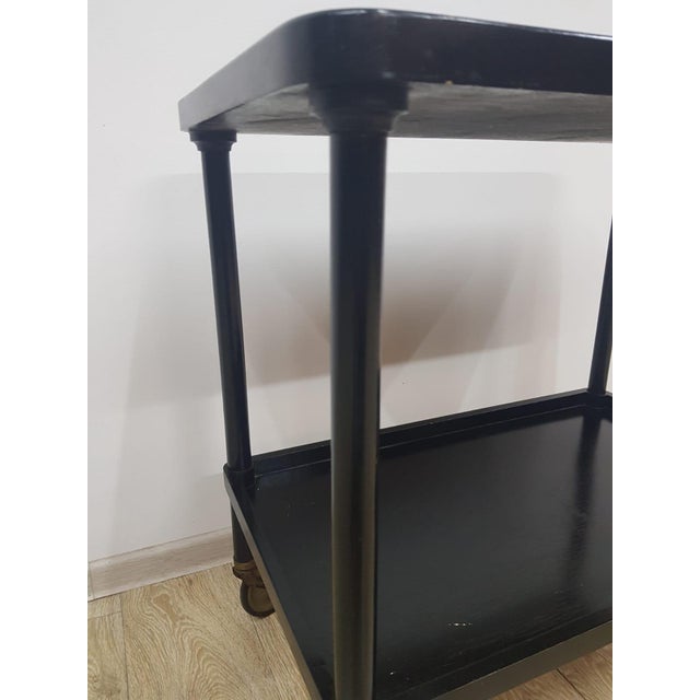 Historic Black Mobile Bar, 1930s For Sale - Image 12 of 13