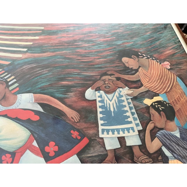 Vintage Diego Rivera Museum Exhibit Poster "Pinata" Mexico City For Sale - Image 11 of 11