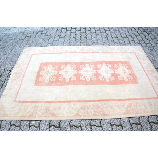 1960s Anatolian Turkish Oversize Handmade Overdyed Rug For Sale - Image 4 of 11