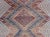 Blue Tri-Medallion Antique Afshar Rug in Colorful Tones Brown and Gray Blue 5'0 X 6'1 For Sale - Image 8 of 12