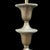 Brass 2-Arm Electrified Gas Chandelier With Pressed Glass Shades C1890 For Sale - Image 10 of 10