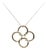 Tiffany & Co. Sterling Silver Elsa Peretti Quadrifoglio Pendant Necklace 7g For Sale