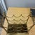 Late 1950’s-1960’s Italian Brass Wine Rack with Wood Base.