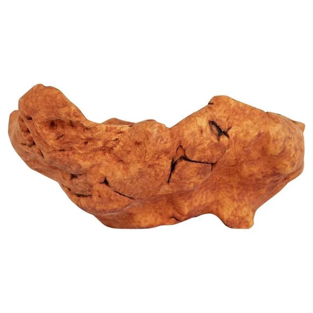 Large Scandinavian Modern Swedish Folk Art Organic Burl Bowl, 1960s For Sale - Image 11 of 11