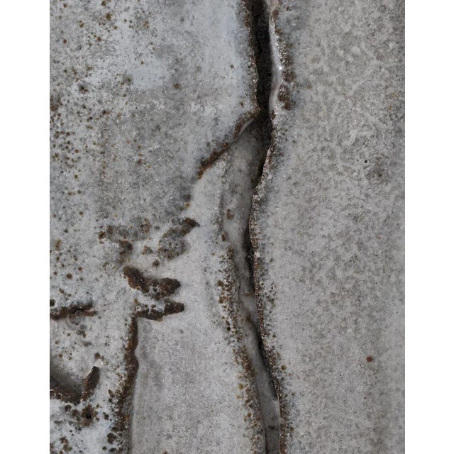 Gold White Stoneware Wall Relief by Ole Bjørn Krüger, 1960s For Sale - Image 8 of 12