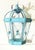 Vintage Style Solid Brass Verdigris Hanging Lantern - Restored & Rewired For Sale In Miami - Image 6 of 14