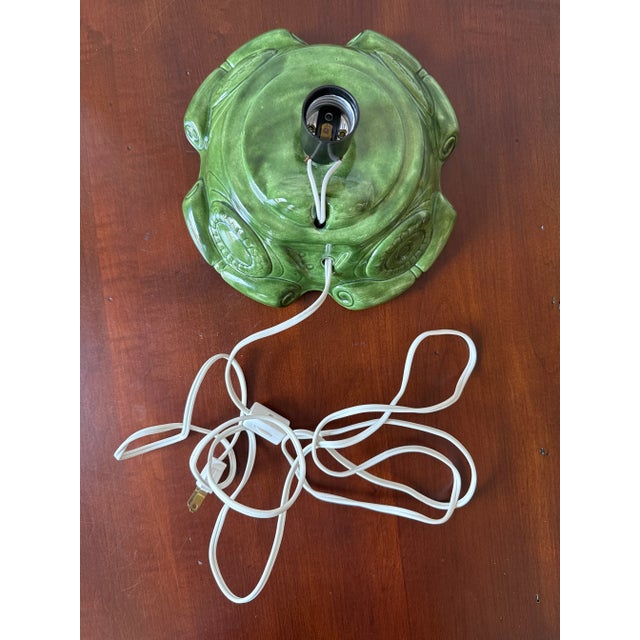 1970s Atlantic Mold Handmade Illuminated Ceramic Christmas Tree For Sale - Image 10 of 10