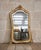 Napoleon III Louis XV Fireplace Mirror in Cream and Gold Lacquered Wood For Sale - Image 3 of 4