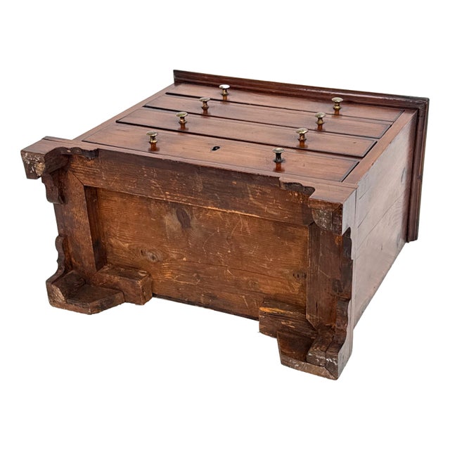 Georgian Yew Wood Miniature Chest of Drawers, 1760s For Sale - Image 3 of 11