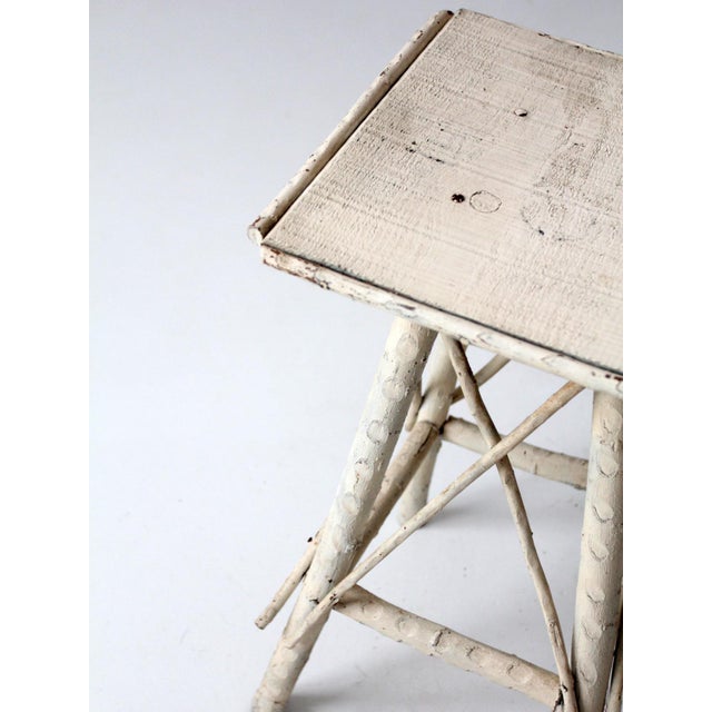 Antique Adirondack Twig Side Table For Sale - Image 17 of 17
