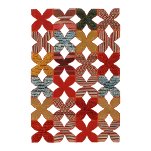 Pasargad DC Red Color Persian Flat Weave & Pile Sumak Rug