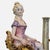 Late 20th Century Capodimonte Porcelain Sculpture - Lady With Cherub and Swan Chariot For Sale - Image 9 of 12
