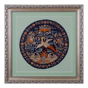 Late 19th Century Chinese Qing Dynasty Roundel Rank Badge