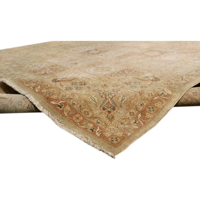 2020s Pasargad Home Tabriz Lamb's Wool Area Rug, 9' 2" X 12' 1", Multi For Sale - Image 5 of 7