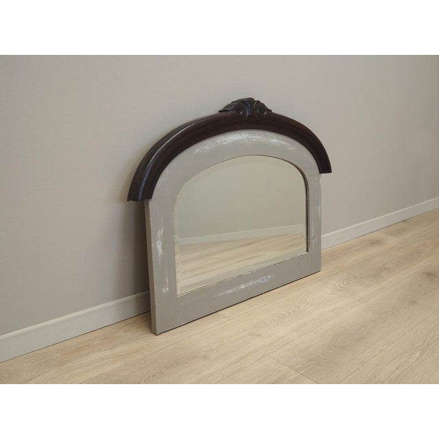 Danish Mirror in Oak Frame, 1960s For Sale - Image 6 of 16