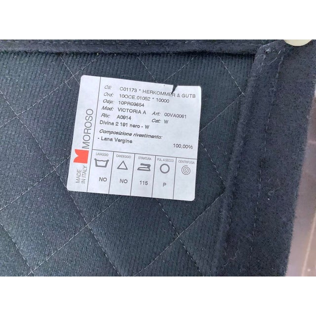 Victoria & Albert Armchairs in Black by Ron Arad for Moroso, 2000s, Set of 2 For Sale - Image 15 of 18