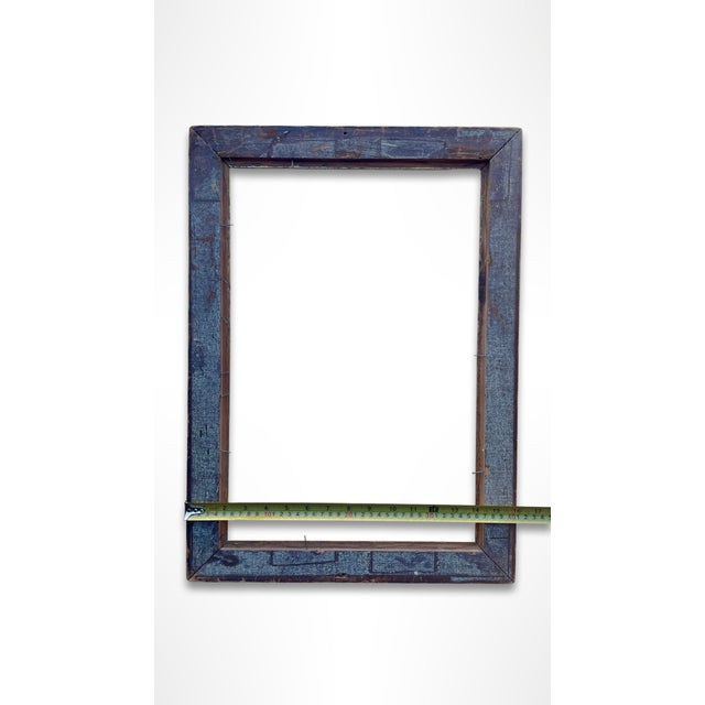 Wood Arts & Crafts Oak Frame Vintage 1940’ Original For Sale - Image 7 of 8