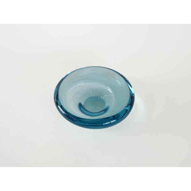 Holmegaard Danish Glass Plate by Per Lütken for Holmegaard, 1960s For Sale - Image 4 of 8