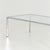 Mid-Century Modern Italian Bauhaus Rectangular Coffee Table in Chrome and Glass, 1980s For Sale - Image 9 of 16