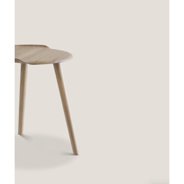 Wood Akande Stool by Jonas Lyndby Jensen for One Collection For Sale - Image 7 of 10
